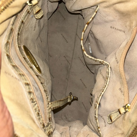 Fairly used Brahmin satchel purse - Picture 5 of 6